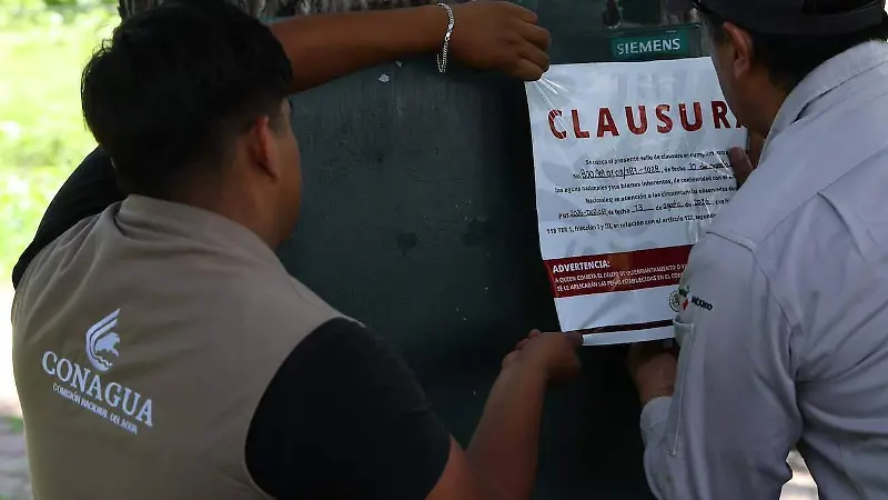 Clausura la Conagua 5 pozos en una mina de Indé